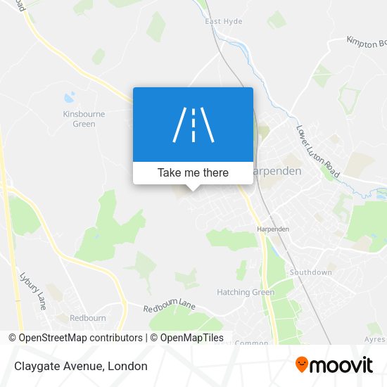 Claygate Avenue map