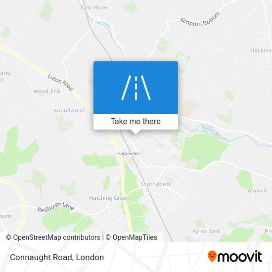 Connaught Road map