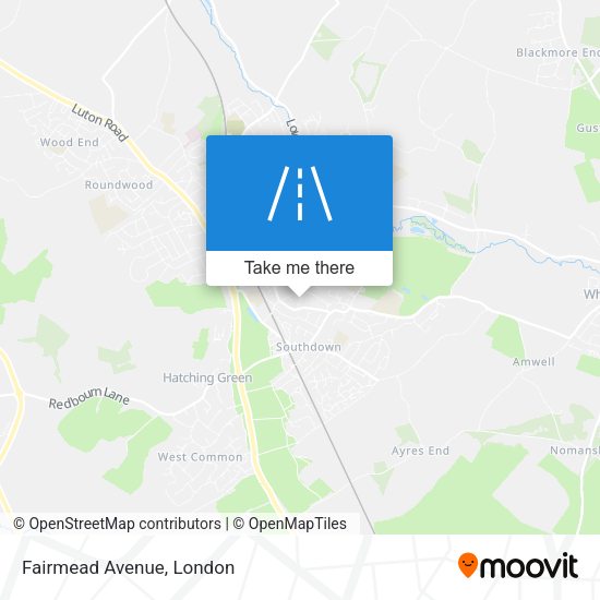 Fairmead Avenue map