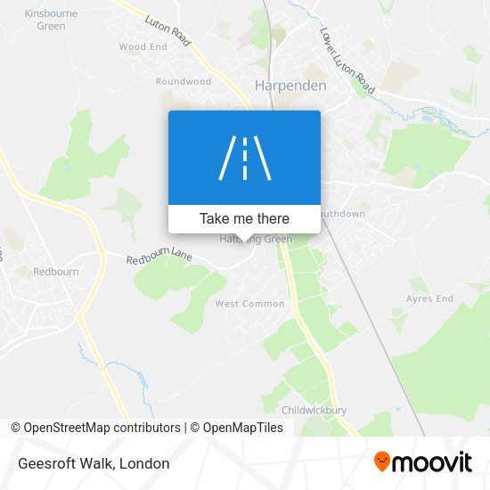 Geesroft Walk map