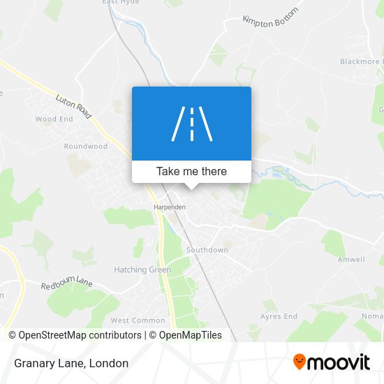 Granary Lane map
