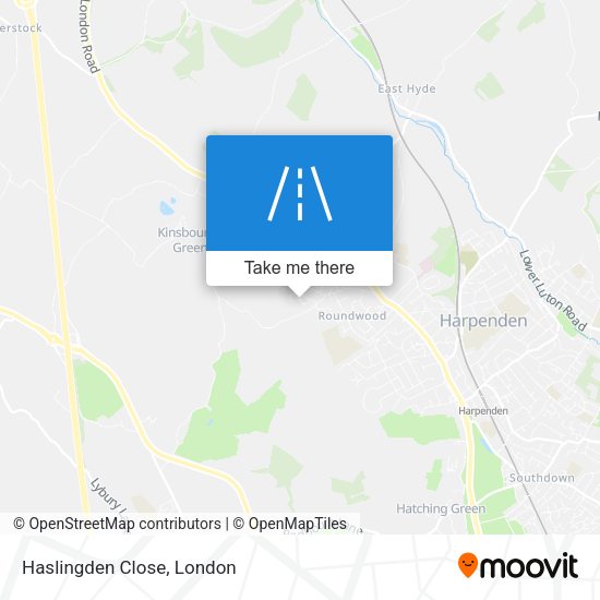 Haslingden Close map