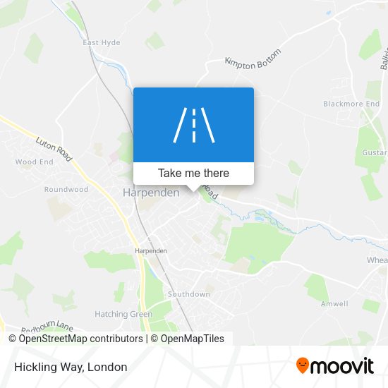 Hickling Way map