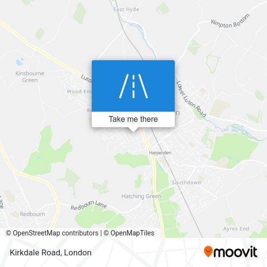 Kirkdale Road map