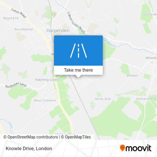 Knowle Drive map