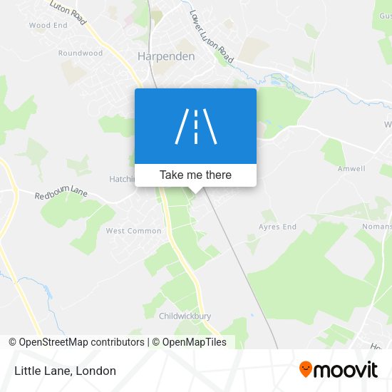 Little Lane map
