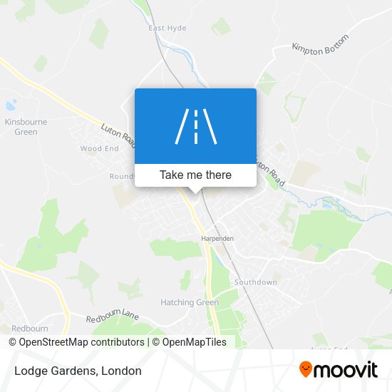 Lodge Gardens map