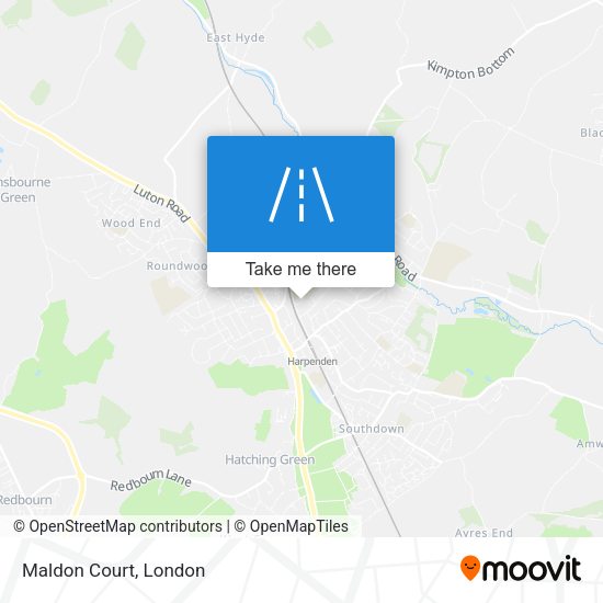 Maldon Court map