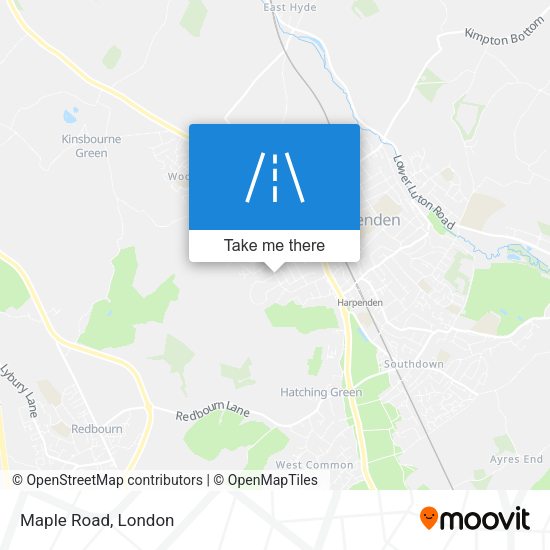 Maple Road map