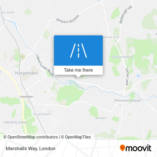 Marshalls Way map