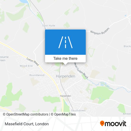 Masefield Court map