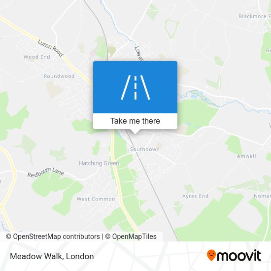Meadow Walk map