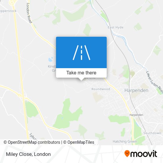 Miley Close map