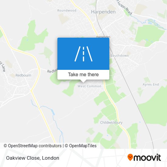 Oakview Close map