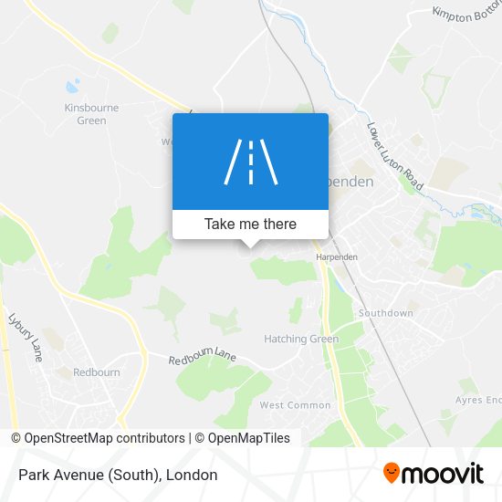 Park Avenue (South) map