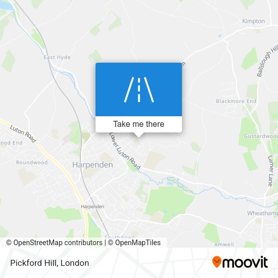 Pickford Hill map