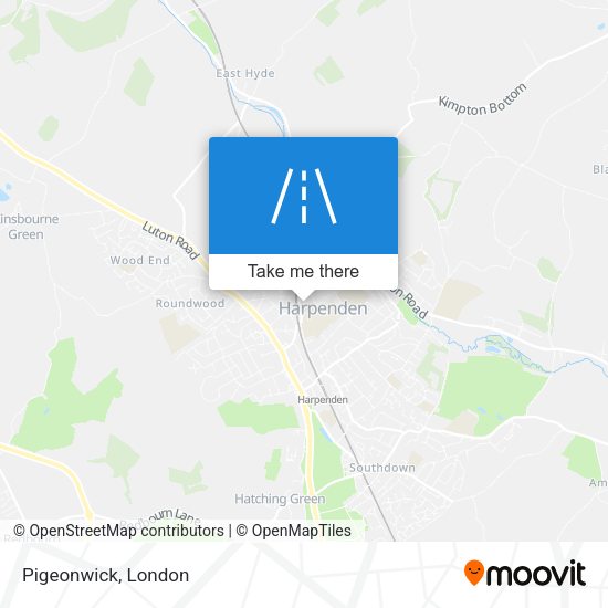 Pigeonwick map