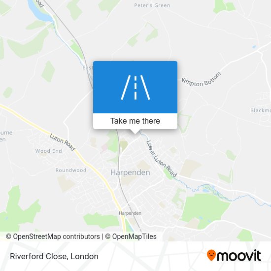 Riverford Close map