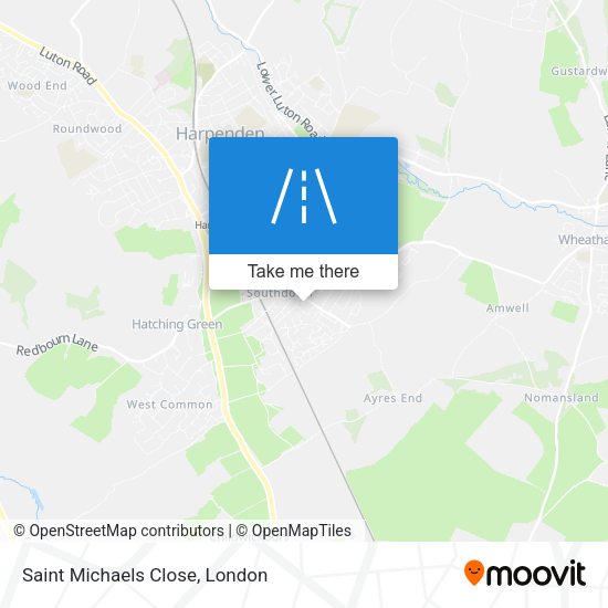 Saint Michaels Close map