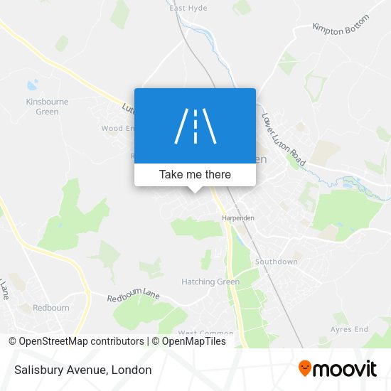Salisbury Avenue map