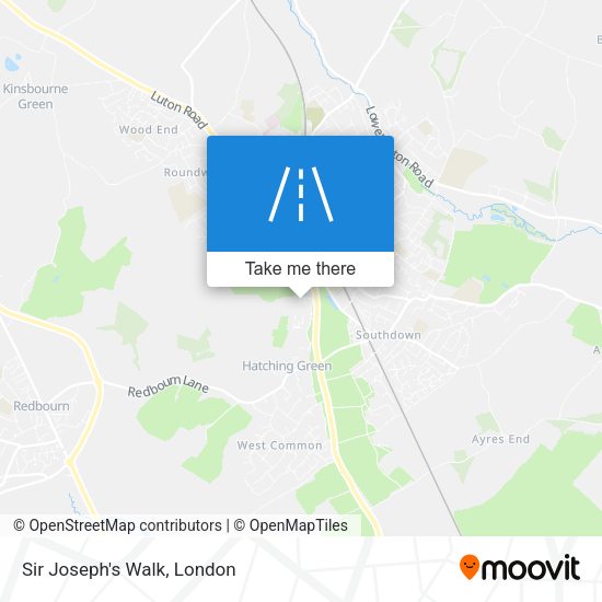 Sir Joseph's Walk map