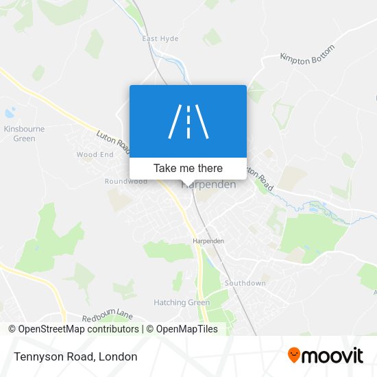 Tennyson Road map
