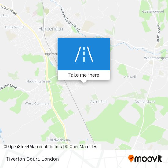Tiverton Court map