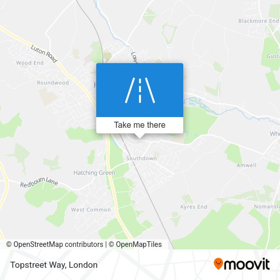 Topstreet Way map
