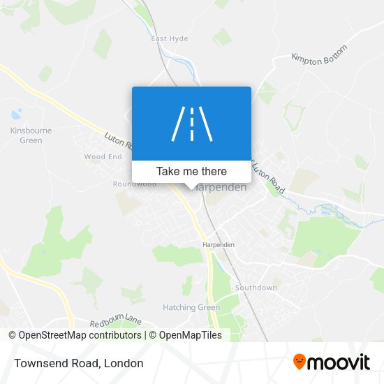 Townsend Road map