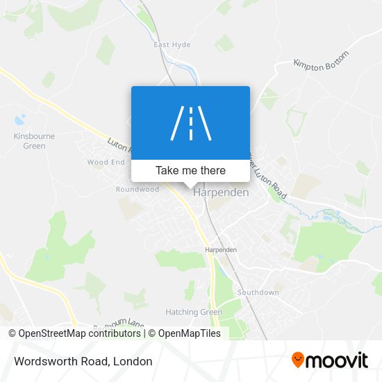 Wordsworth Road map