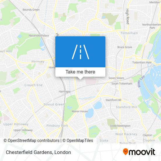 Chesterfield Gardens map