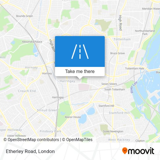 Etherley Road map