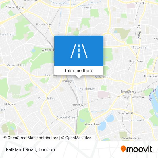 Falkland Road map