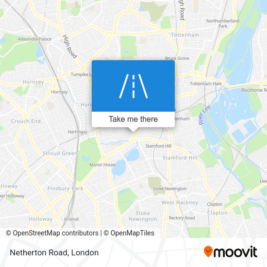 Netherton Road map