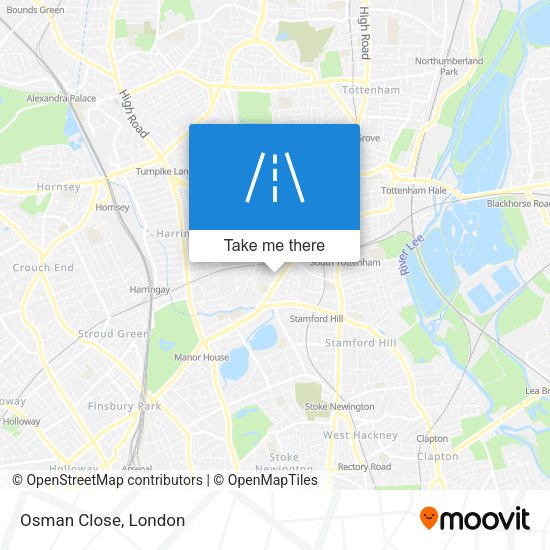 Osman Close map