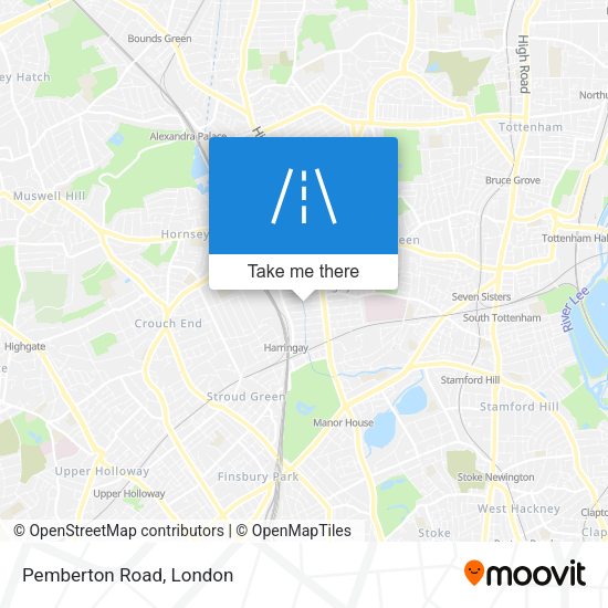Pemberton Road map