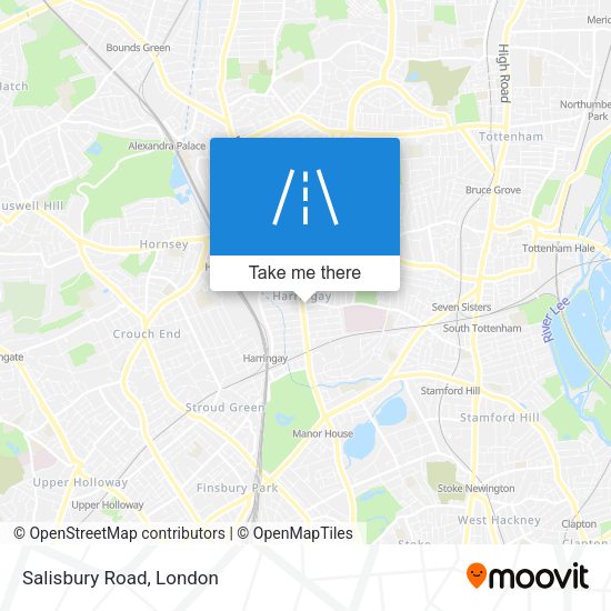 Salisbury Road map