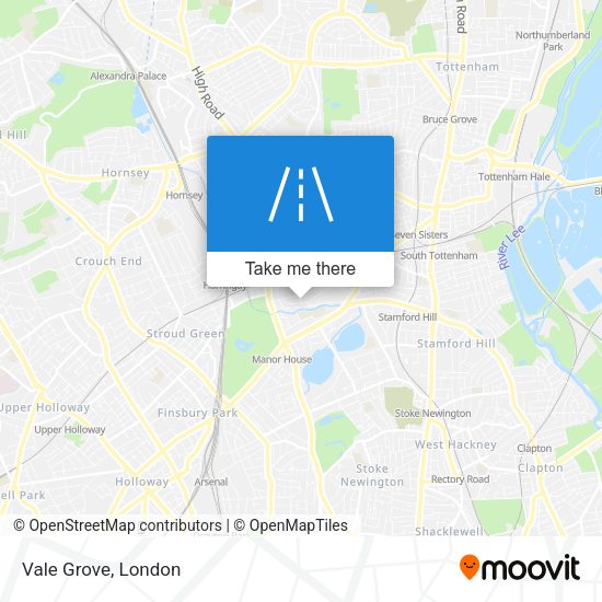Vale Grove map