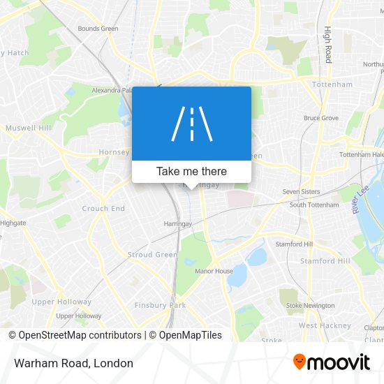 Warham Road map
