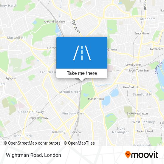 Wightman Road map