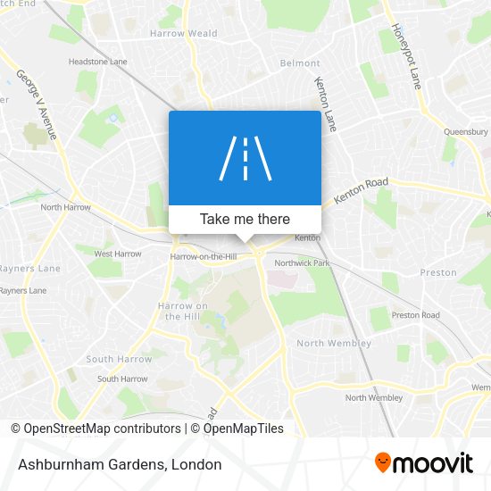 Ashburnham Gardens map