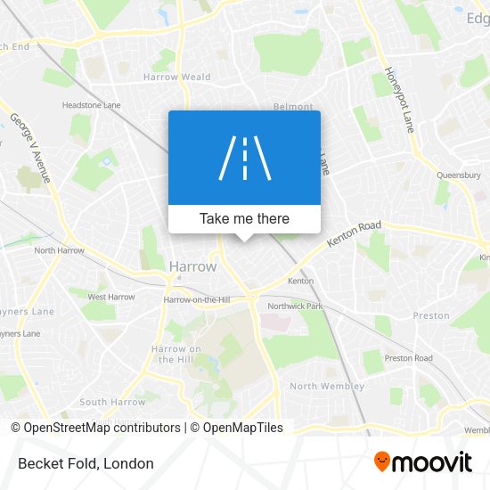Becket Fold map