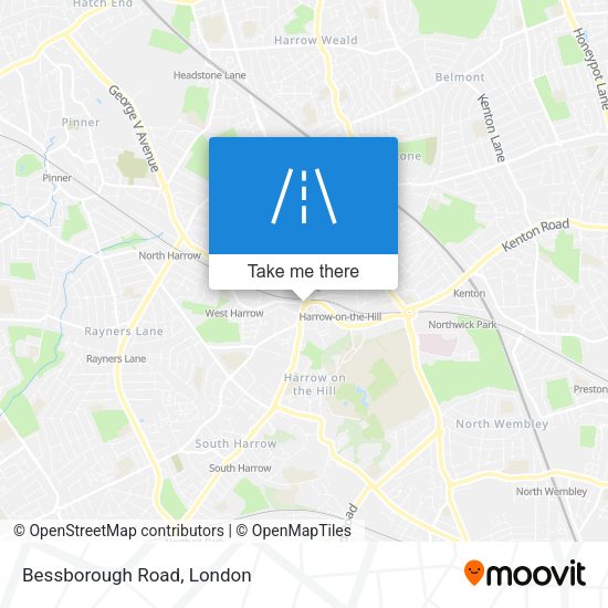 Bessborough Road map