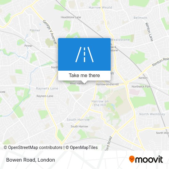 Bowen Road map