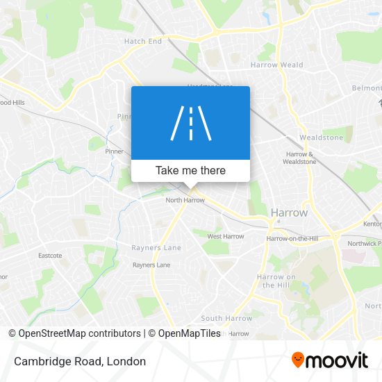 Cambridge Road map