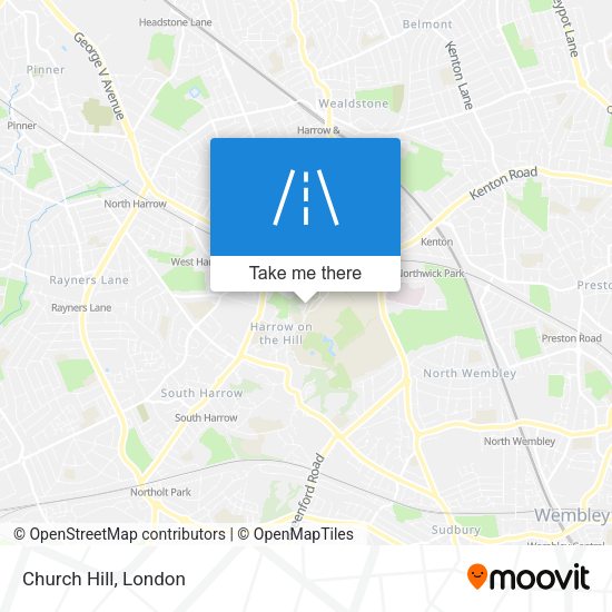 Church Hill map