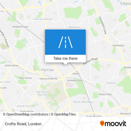 Crofts Road map