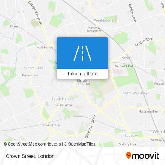 Crown Street map