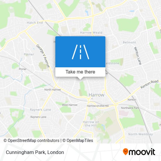 Cunningham Park map