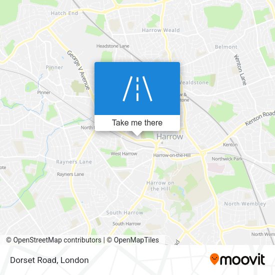Dorset Road map